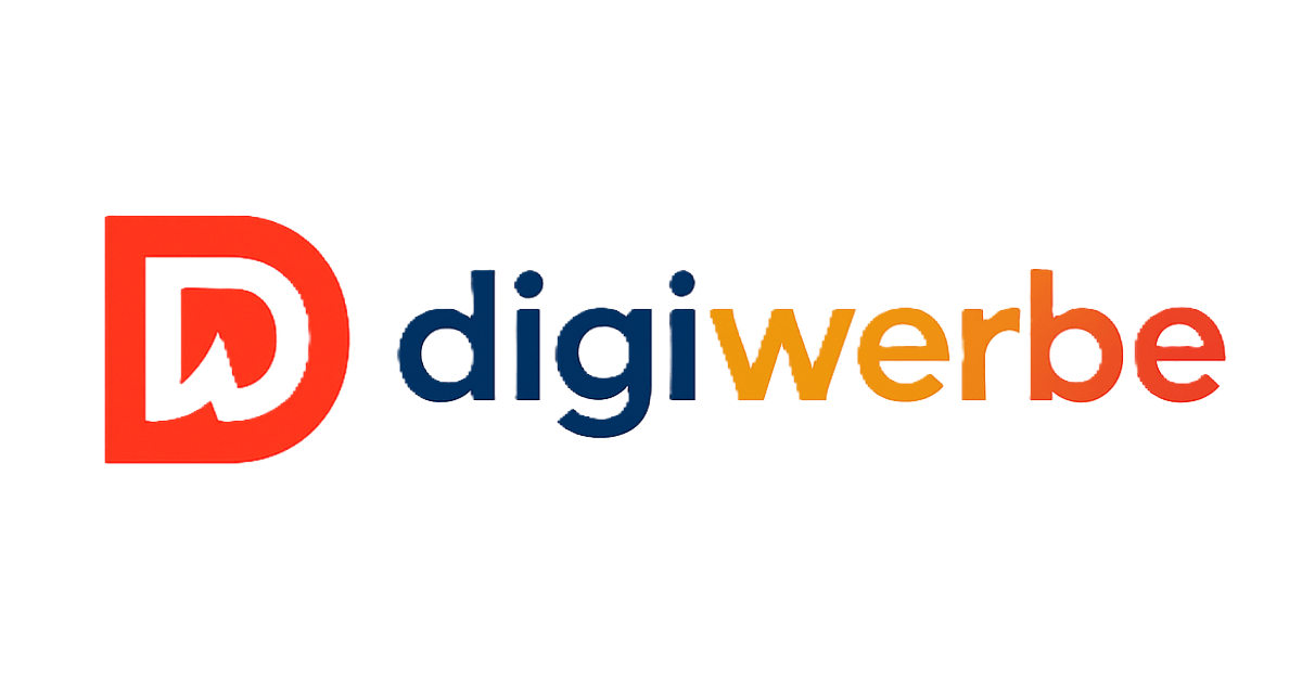 Dijital pazarlama ve reklam ajansı Digiwerbe için hazırlanmış marka logosu