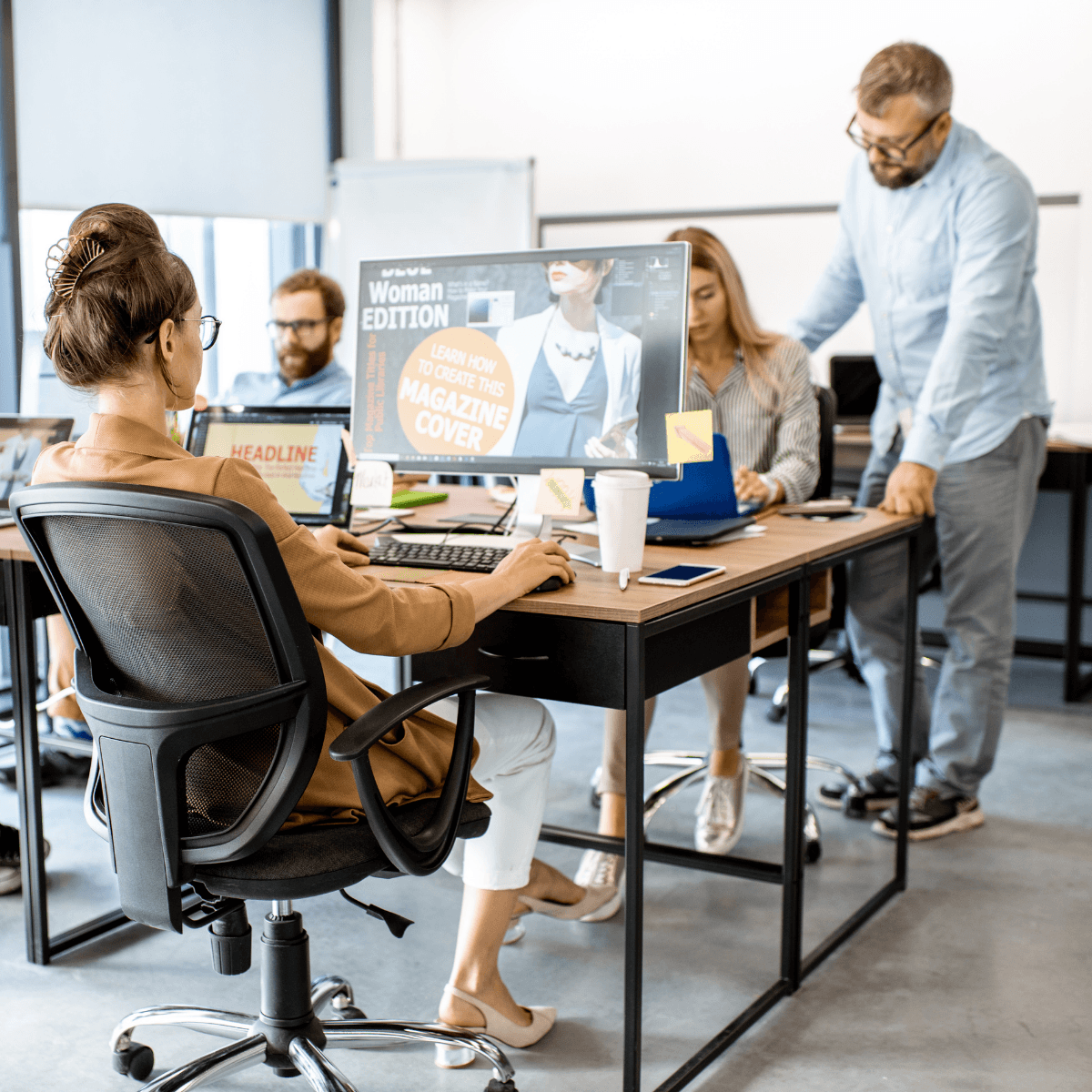 disiplinle çalışan bir ekip