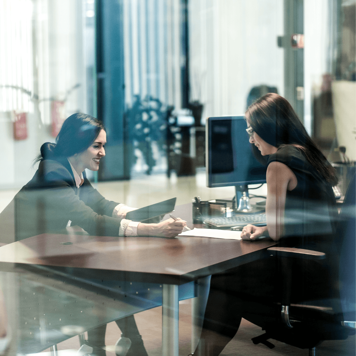 Müşteriyle kritik yapılan bir toplantı