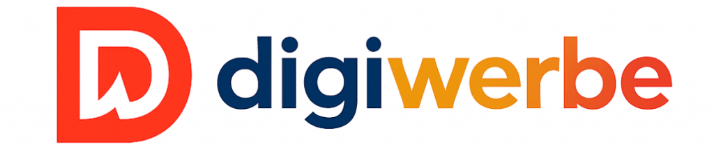 Dijital pazarlama ve reklam ajansı Digiwerbe için hazırlanmış marka logosu